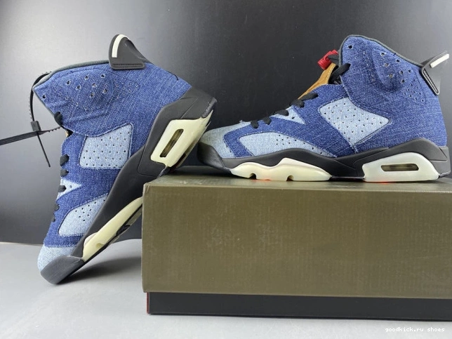 Air 6 Denim Jordan CT5350-401 Washed 0704